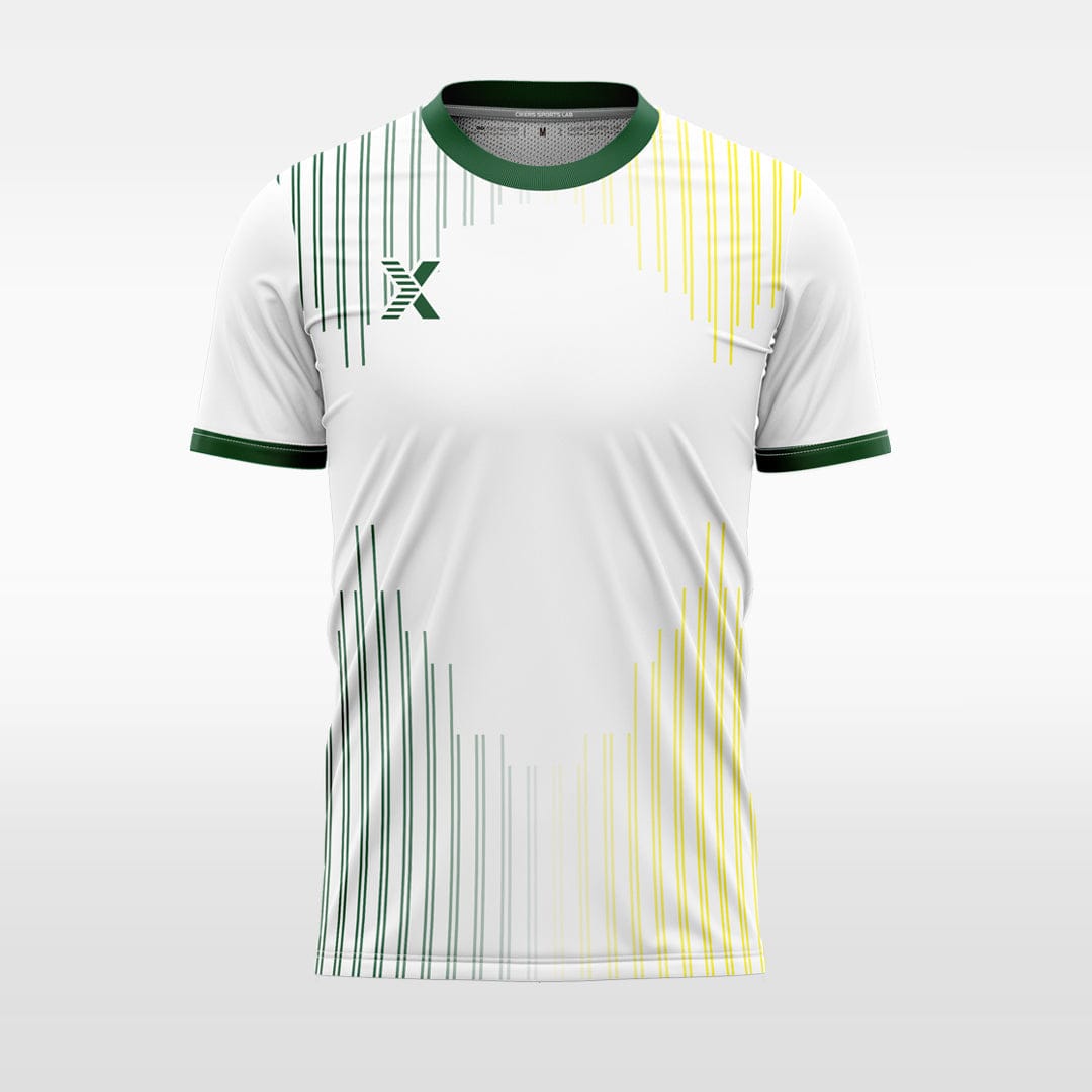 XTeamwear Soccer Uniforms Two-color vertical stripes - Custom Design Soccer Jersey for Men Sublimation