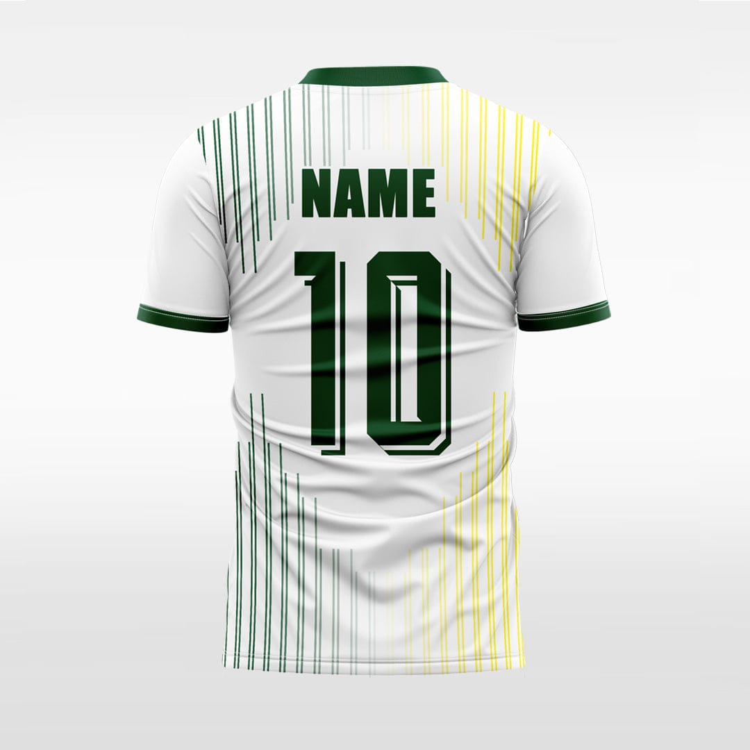 XTeamwear Soccer Uniforms Two-color vertical stripes - Custom Design Soccer Jersey for Men Sublimation