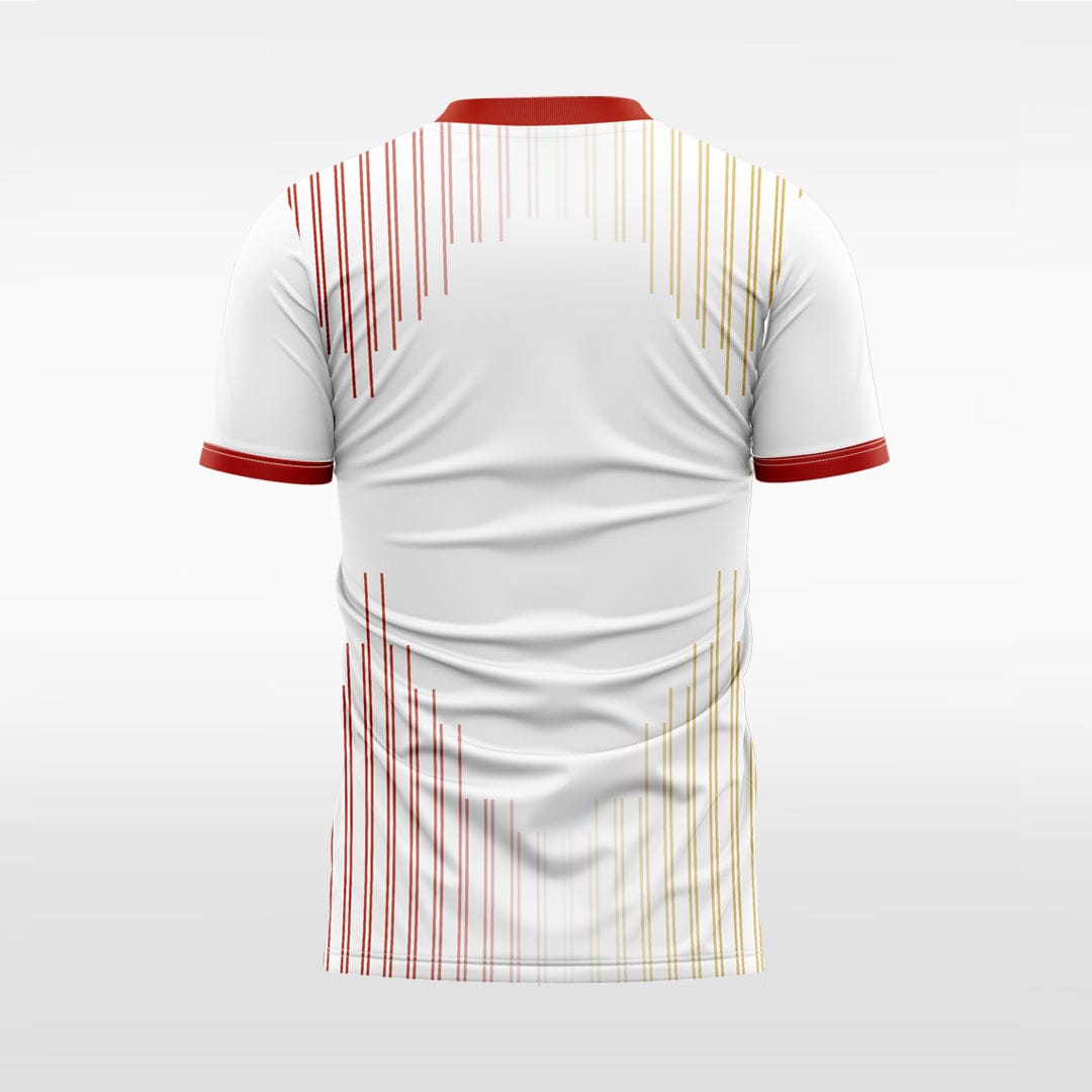 XTeamwear Soccer Uniforms Two-color vertical stripes - Custom Design Soccer Jersey for Men Sublimation