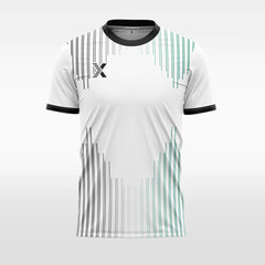 XTeamwear Soccer Uniforms Two-color vertical stripes - Custom Design Soccer Jersey for Men Sublimation