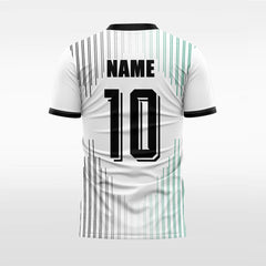 XTeamwear Soccer Uniforms Two-color vertical stripes - Custom Design Soccer Jersey for Men Sublimation