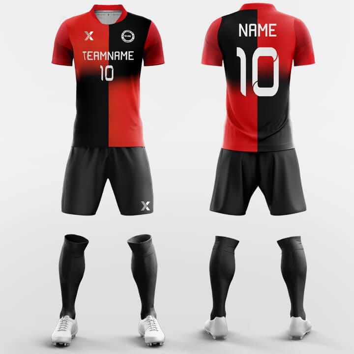XTeamwear Soccer Uniforms Two Tone-Custom Soccer Jerseys Kit Sublimated Design