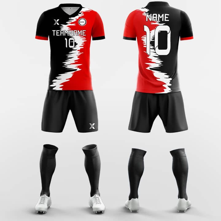 XTeamwear Soccer Uniforms Two Tone - Custom Soccer Jerseys Kit Sublimated Design