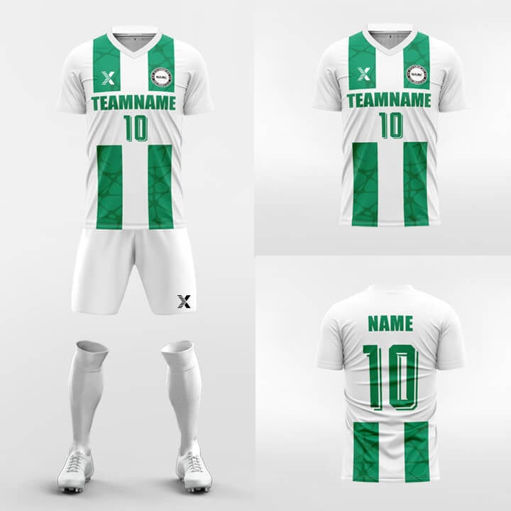 XTeamwear Soccer Uniforms Ultrasonic - Custom Soccer Jerseys Kit Sublimated Design