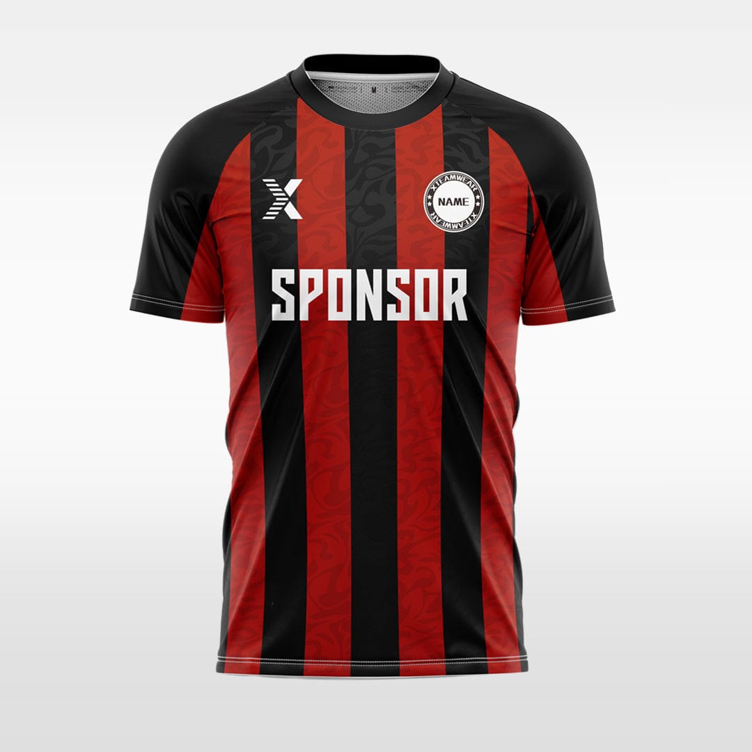 XTeamwear Soccer Uniforms Vertical flat line - Custom Soccer Jerseys Kit Sublimated for Team