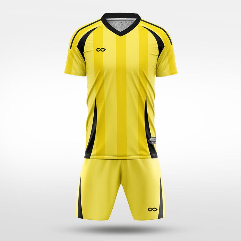 XTeamwear Soccer Uniforms Vertical Ridge - Custom Soccer Jerseys Kit Sublimated for Team - WS204GCZL3