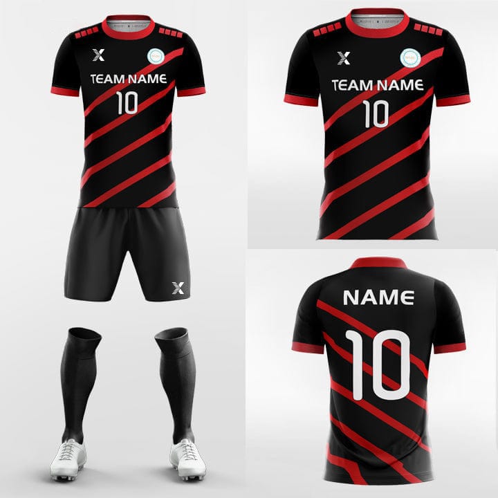 XTeamwear Soccer Uniforms Vintage - Custom Soccer Jerseys Kit Sublimated for Men