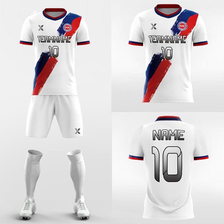 XTeamwear Soccer Uniforms Vintage Honor - Custom Soccer Jerseys Kit Sublimated for League