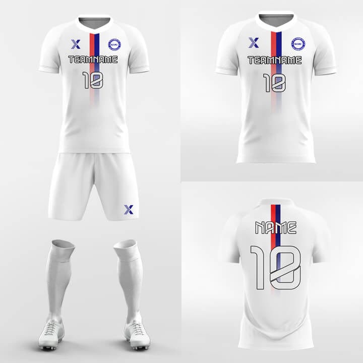 XTeamwear Soccer Uniforms Virtual Tie - Custom Soccer Jerseys Kit Sublimated for Academy