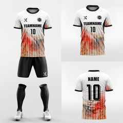 XTeamwear Soccer Uniforms Water flows without form - Custom Soccer Jerseys Kit Sublimated for Team