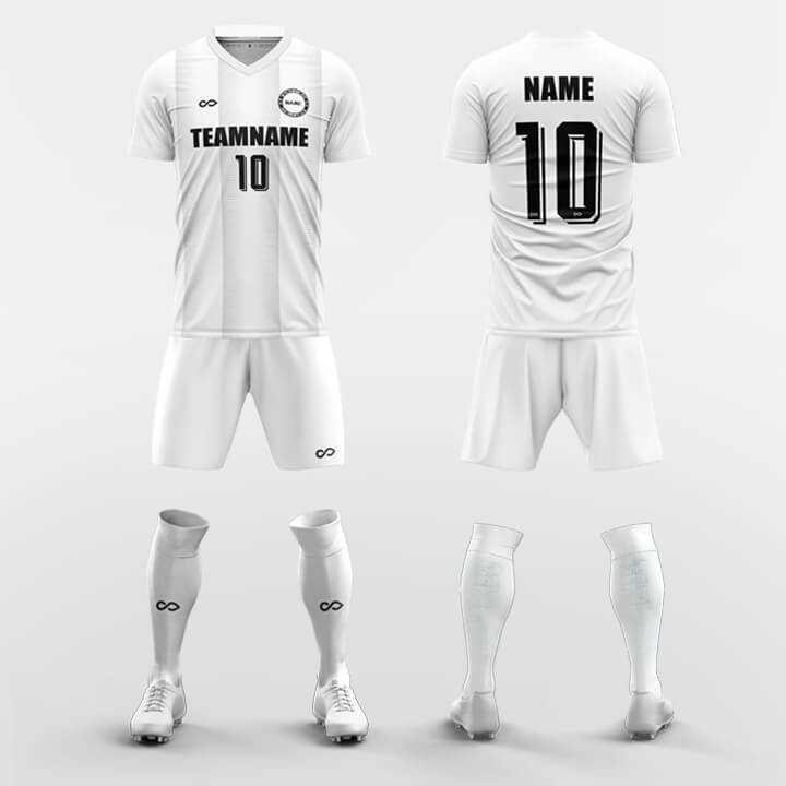 XTeamwear Soccer Uniforms White / S Ambition - Custom Soccer Jerseys Kit Sublimated Design