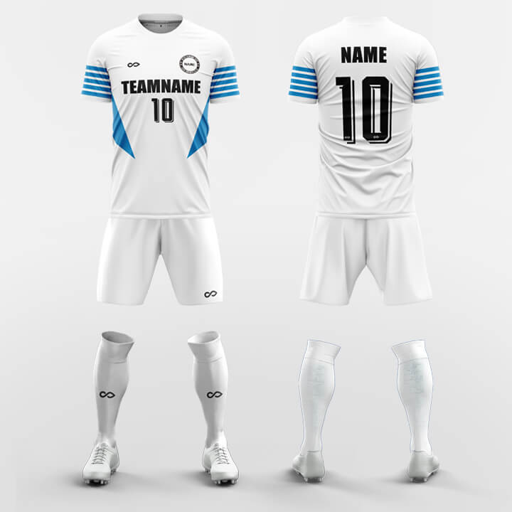 XTeamwear Soccer Uniforms White / S Angelfish - Custom Soccer Jerseys Kit Sublimated Design
