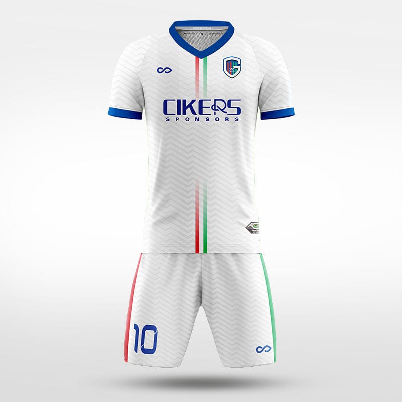 XTeamwear Soccer Uniforms white / S Blade Glaive - Custom Soccer Jerseys Kit Sublimated for Team - WS204GCJJ3