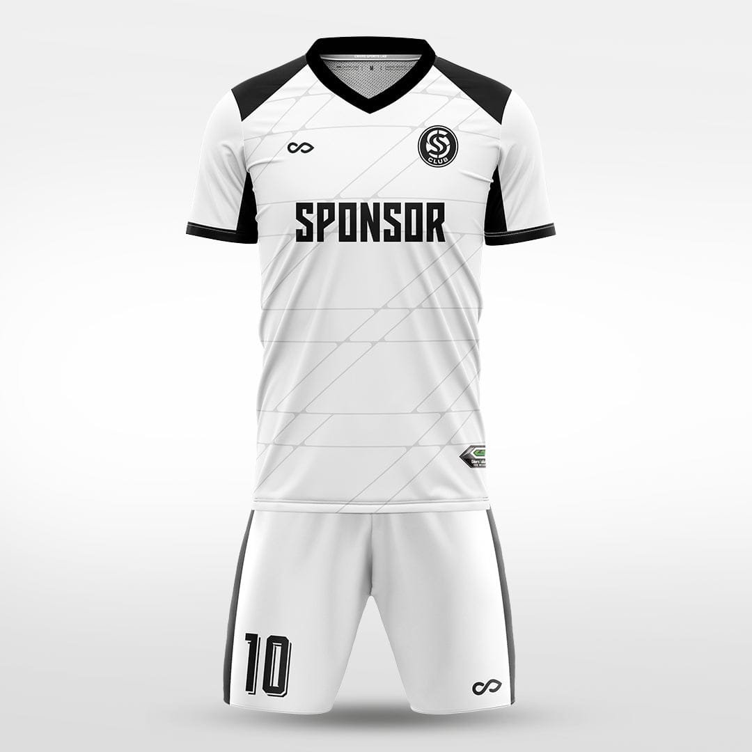 XTeamwear Soccer Uniforms white / S Edge - Custom Soccer Jerseys Kit Sublimated for Team - WS204GCRJ3
