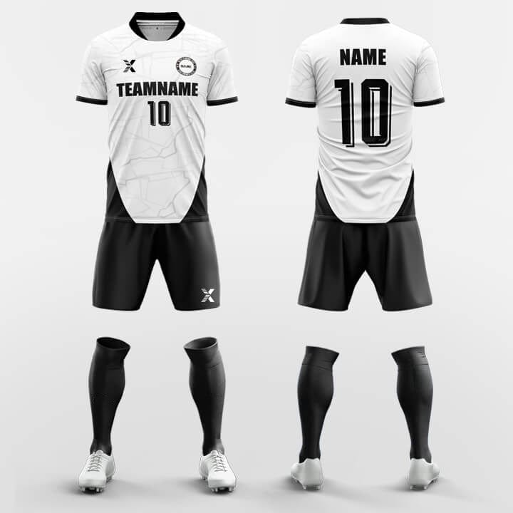 XTeamwear Soccer Uniforms White / S Merit-Custom Soccer Jerseys Kit Sublimated Design