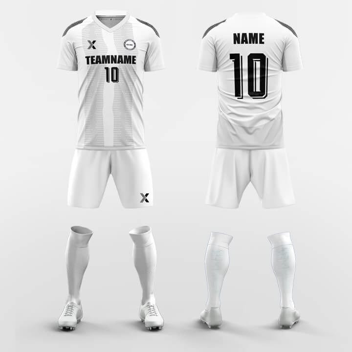 XTeamwear Soccer Uniforms White / S Modish-Custom Soccer Jerseys Kit Sublimated Design
