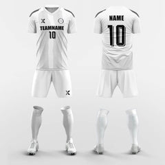 XTeamwear Soccer Uniforms White / S Modish-Custom Soccer Jerseys Kit Sublimated Design