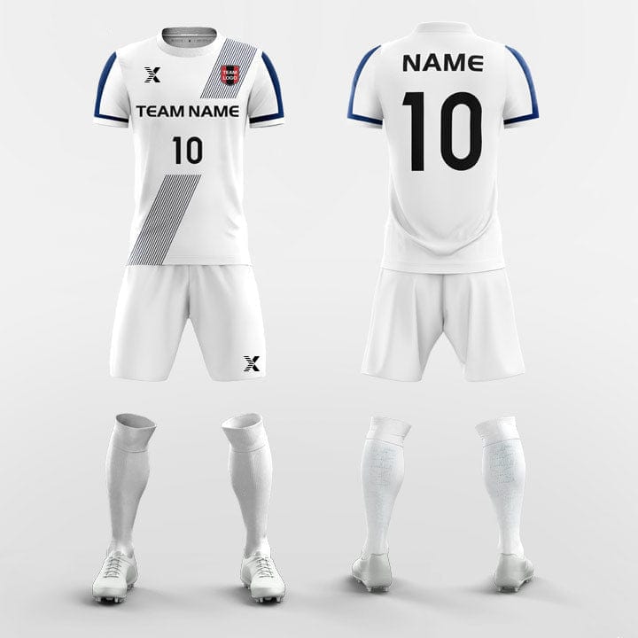 XTeamwear Soccer Uniforms White / S Ribbon - Custom Soccer Jerseys Kit Sublimated for Club