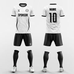 XTeamwear Soccer Uniforms white / S Ripples  - Custom Soccer Jerseys Kit Sublimated for Team