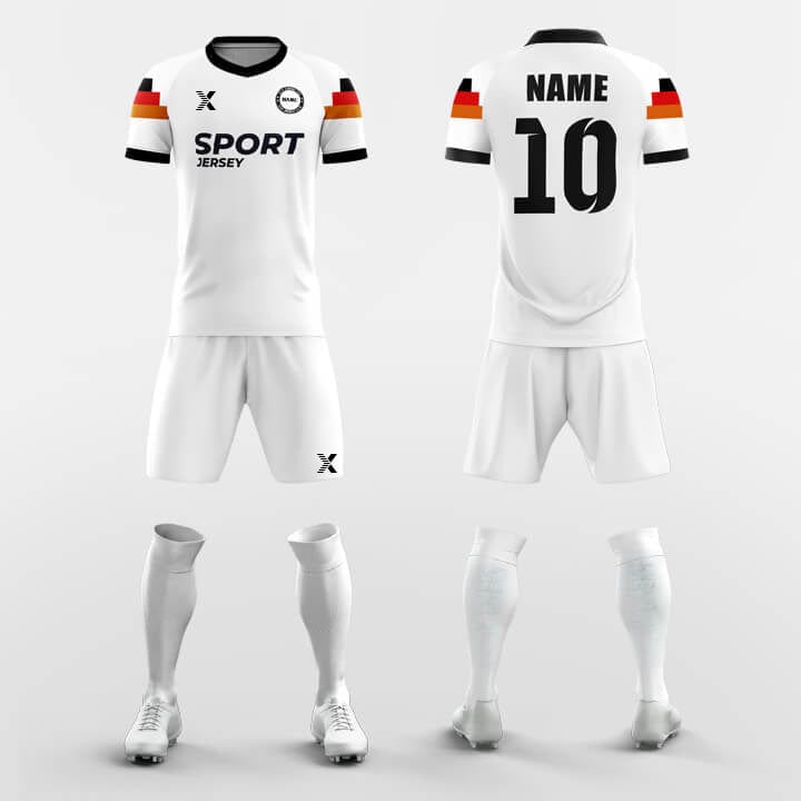 XTeamwear Soccer Uniforms White / S Roar - Custom Soccer Jerseys Kit Sublimated Design