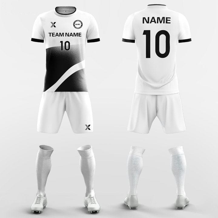 XTeamwear Soccer Uniforms White / S Shadow - Custom Soccer Jerseys Kit Sublimated for High School