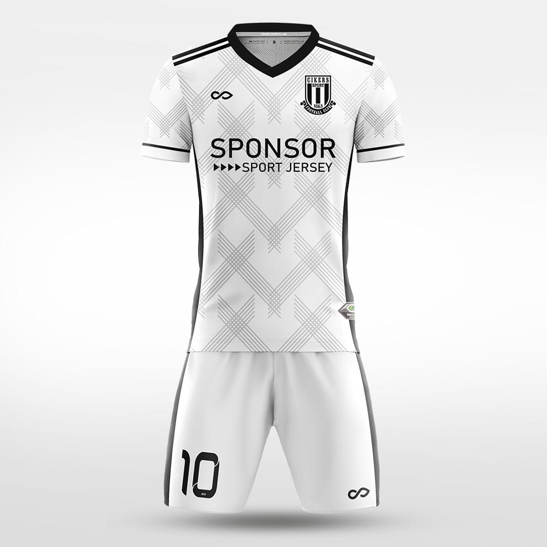 XTeamwear Soccer Uniforms white / S siege - Custom Soccer Jerseys Kit Sublimated for Team - WS204GCWC3