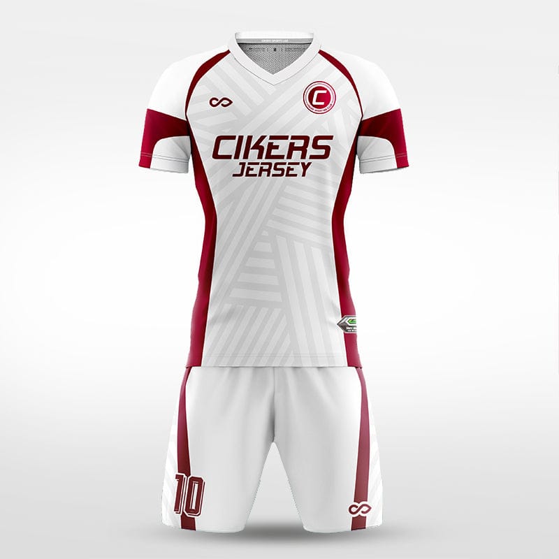 XTeamwear Soccer Uniforms white / S Through the clouds - Custom Soccer Jerseys Kit Sublimated for Team - WS204GCCY3