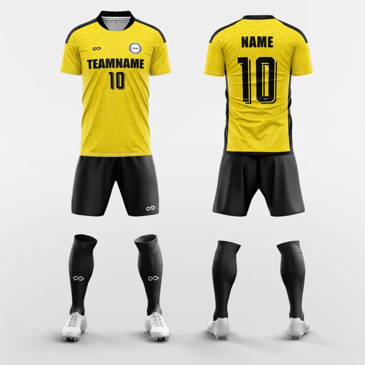 XTeamwear Soccer Uniforms Yellow / S Almond - Custom Soccer Jerseys Kit Sublimated Design