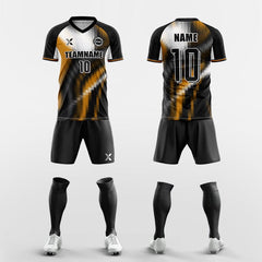 XTeamwear Soccer Uniforms Yellow / S dappled light and shadow - Custom Soccer Jerseys Kit Sublimated for Team