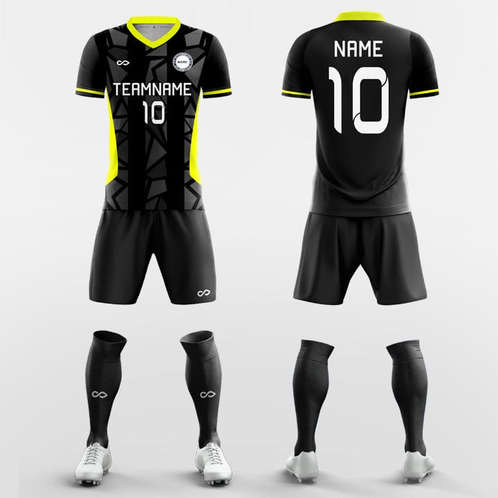 XTeamwear Soccer Uniforms Yellow / S Debris - Custom Soccer Jerseys Kit Sublimated for Team FT260321S