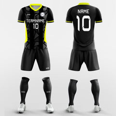 XTeamwear Soccer Uniforms Yellow / S Debris - Custom Soccer Jerseys Kit Sublimated for Team FT260321S