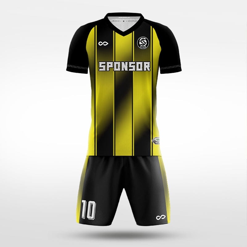 XTeamwear Soccer Uniforms yellow / S Emblem - Custom Soccer Jerseys Kit Sublimated for Team - WS204GCWY3