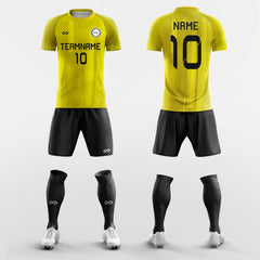 XTeamwear Soccer Uniforms Yellow / S Jewel - Custom Soccer Jerseys Kit Sublimated for Team FT260308S
