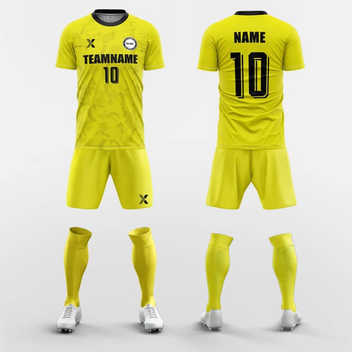 XTeamwear Soccer Uniforms Yellow / S Lane-Custom Soccer Jerseys Kit Sublimated Design