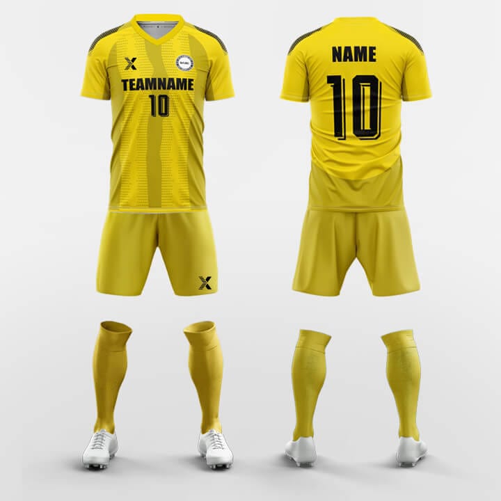 XTeamwear Soccer Uniforms Yellow / S Modish-Custom Soccer Jerseys Kit Sublimated Design