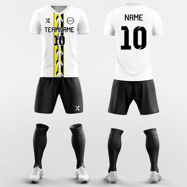 XTeamwear Soccer Uniforms Yellow / S Poker - Custom Soccer Jerseys Kit Sublimated for Club