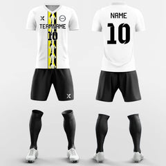 XTeamwear Soccer Uniforms Yellow / S Poker - Custom Soccer Jerseys Kit Sublimated for Club