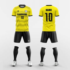 XTeamwear Soccer Uniforms Yellow / S Ray 2 - Custom Soccer Jerseys Kit Sublimated Design