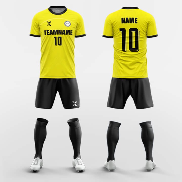 XTeamwear Soccer Uniforms Yellow / S Refine - Custom Soccer Jerseys Kit Sublimated Design
