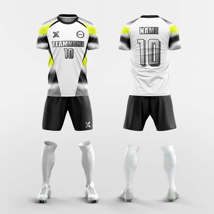 XTeamwear Soccer Uniforms Yellow / S Rhythm 3 - Custom Soccer Jerseys Kit Sublimated Design