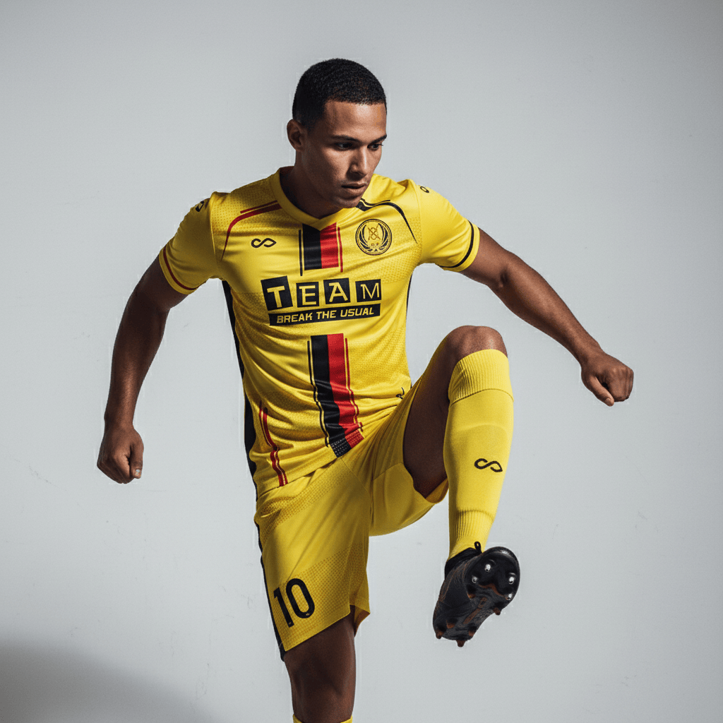 XTeamwear Soccer Uniforms yellow / S The Peerless Generation(Three Generations) - Custom Soccer Jerseys Kit Sublimated for Team（Special Offer）