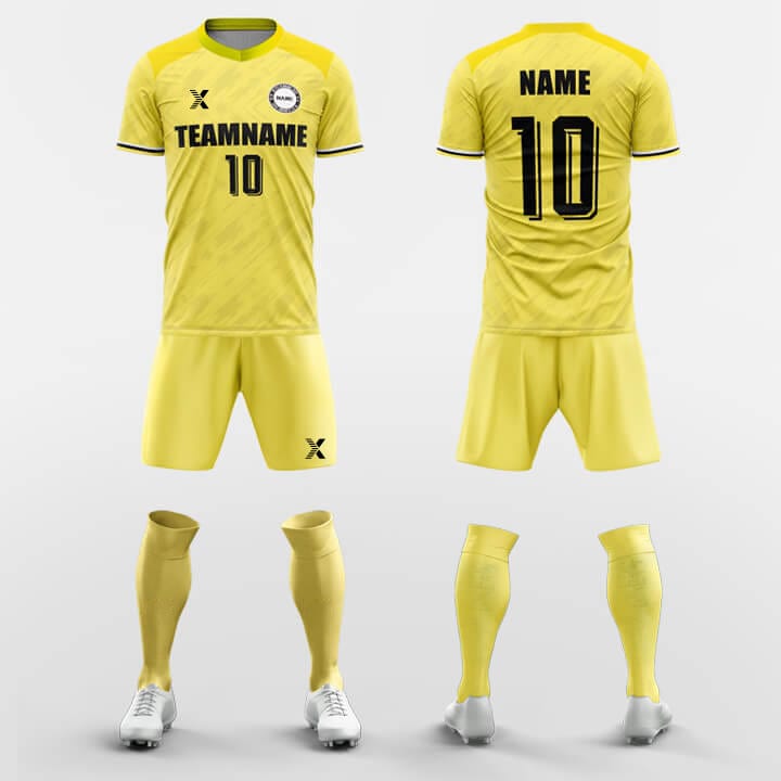 XTeamwear Soccer Uniforms Yellow / S Transcend-Custom Soccer Jerseys Kit Sublimated Design