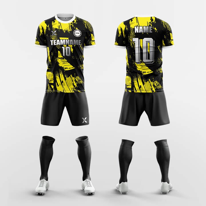 XTeamwear Soccer Uniforms Yellow / S Venom - Custom Soccer Jerseys Kit Sublimated Design