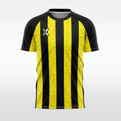 XTeamwear Soccer Uniforms yellow / S Vertical flat line - Custom Soccer Jerseys Kit Sublimated for Team
