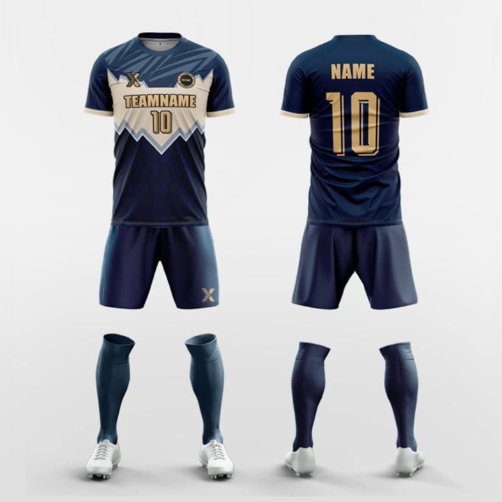 XTeamwear Soccer Uniforms Young - Custom Soccer Jerseys Kit Sublimated Design