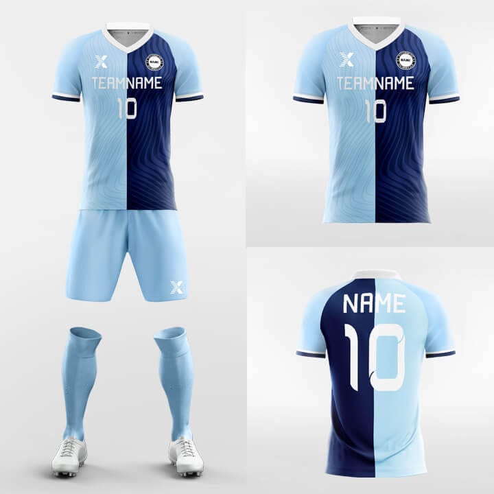 XTeamwear Soccer Uniforms Zebra Print - Custom Soccer Jerseys Kit Sublimation for League