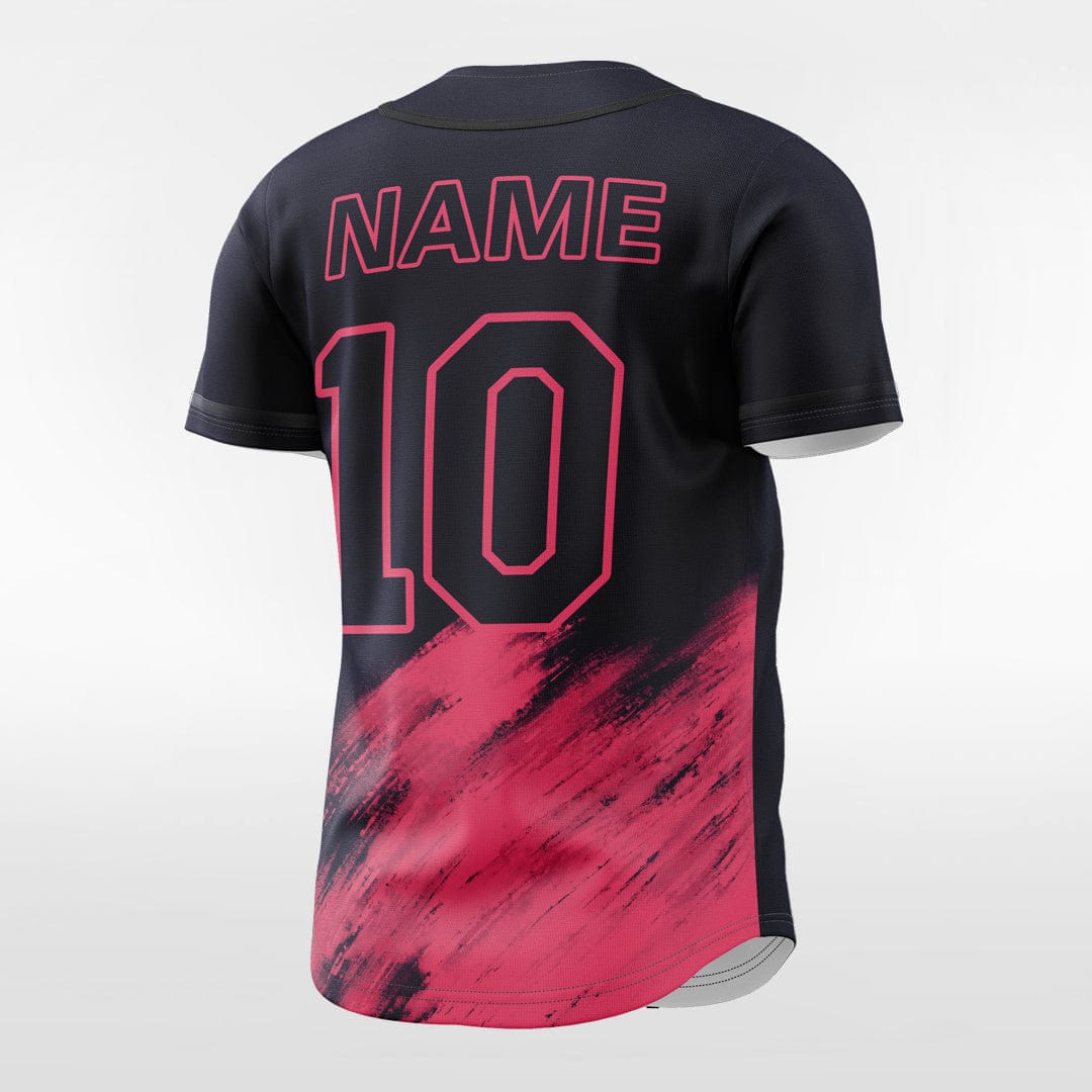 XTeamwear Solar Flare - Customized Men's Sublimated Button Down Baseball Jersey