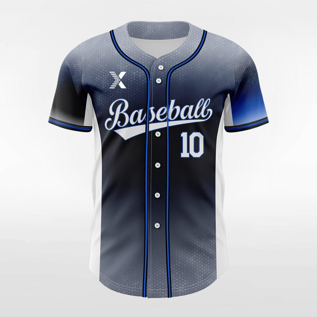 XTeamwear Steel City - Customized Men's Sublimated Button Down Baseball Jersey
