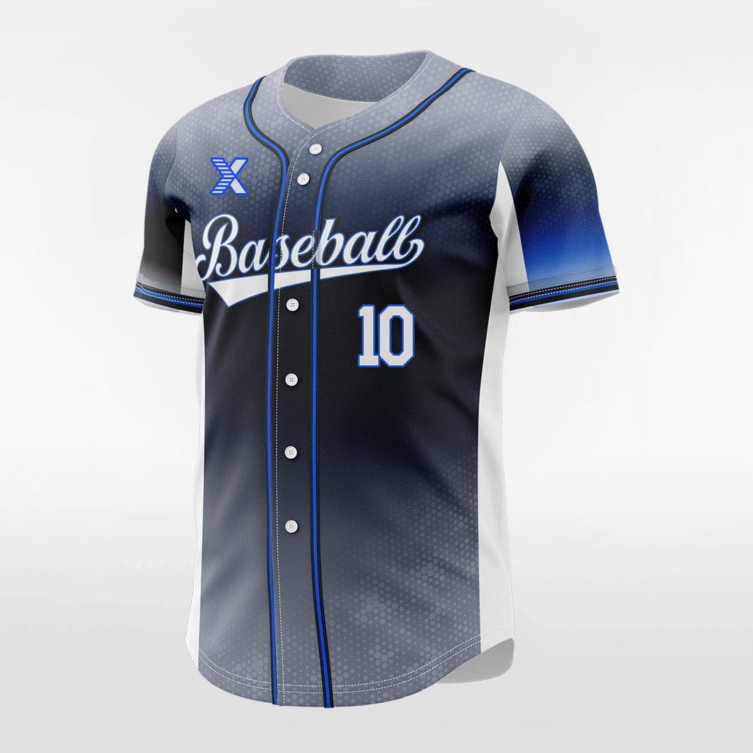 XTeamwear Steel City - Customized Men's Sublimated Button Down Baseball Jersey