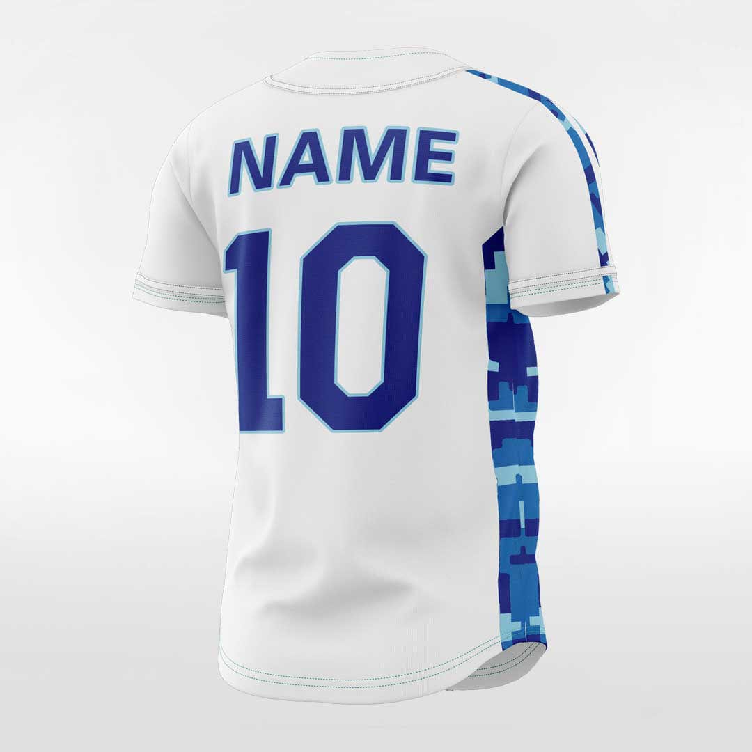 XTeamwear Swordfish - Customized Men's Sublimated Button Down Baseball Jersey